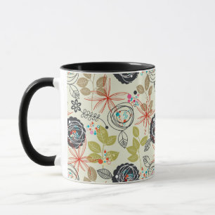 Mug Arrière - plan floral 2