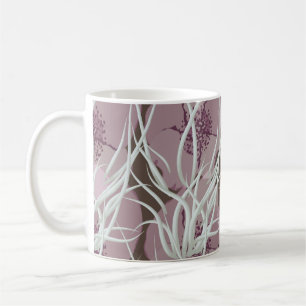 Mug Arrière - plan floral sans soudure, art à motifs s