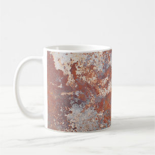 Mug Arrière - plan métallique rouillé