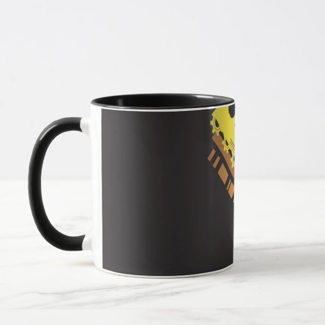 Mug Arrière - plan tramé technique 5 (Gauche)