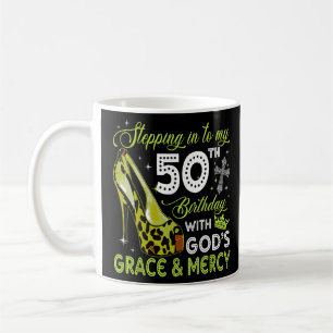 Mug Arrivée à mon 50e anniversaire avec la grâce de Di
