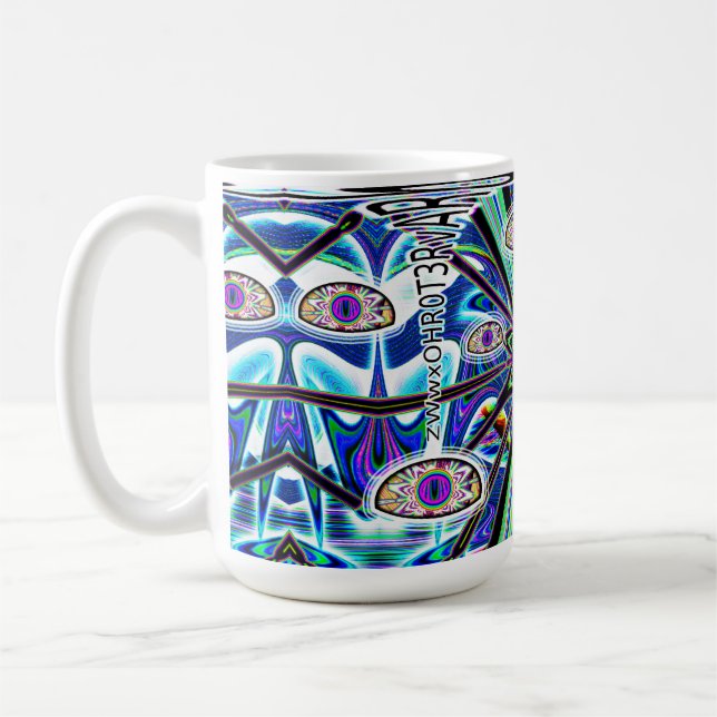 Mug Arrivée d'OVNI sur Terre (Gauche)