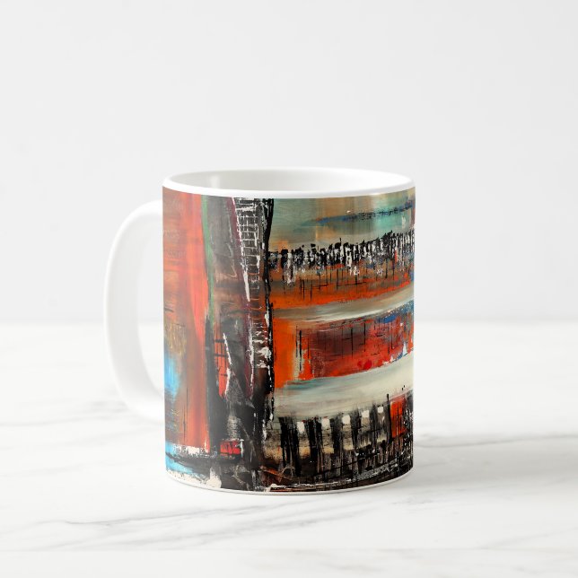 Mug Art abstrait  (Devant gauche)