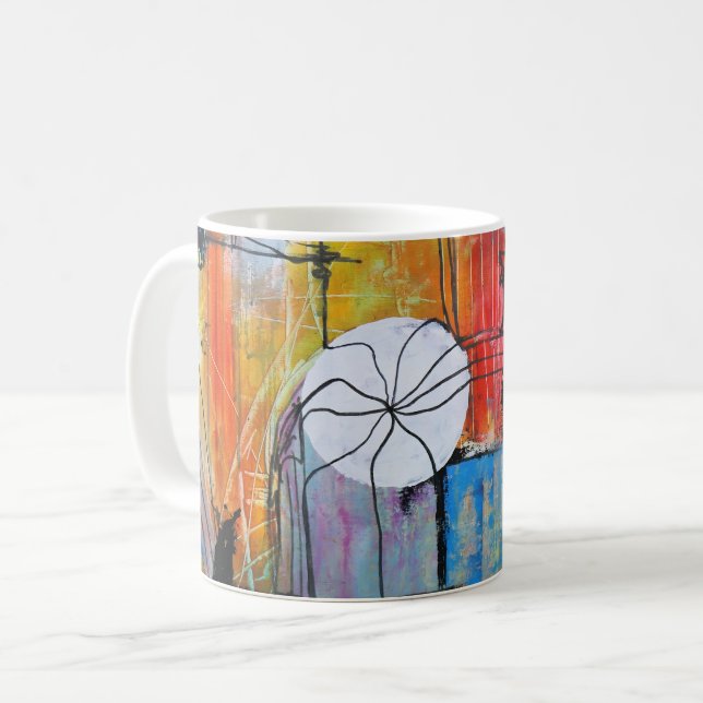 Mug Art abstrait  (Devant gauche)
