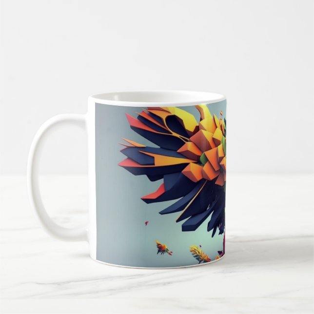 Mug art abstrait Adgle Kaffeetasse (Links)