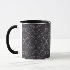 Mug Art Abstrait Aquarelle Noir Mort