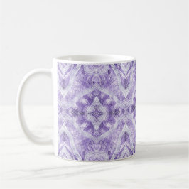 Mug Art abstrait aquarelle violet clair ombré