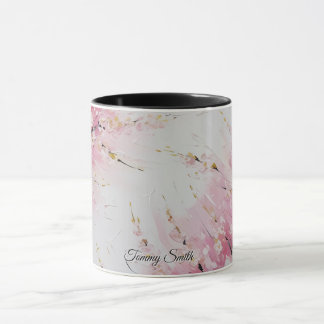 Mug Art Abstrait en floraison de cerisiers