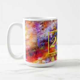 Mug Art Abstrait moderne Multicolor 2023