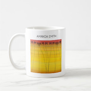 Mug Art africain, Coucher de soleil d'été tropical