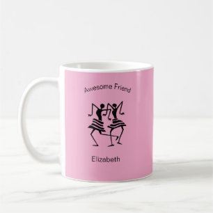 Mug Art africain, Fête de la Silhouette Ami