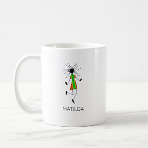 Mug Art africain, Moderne, élégante Danseuse fille