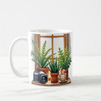 Mug Art aquarelle de café du matin pour parents de pla