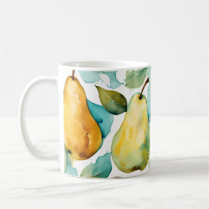 Mug Art aquarelle poires 