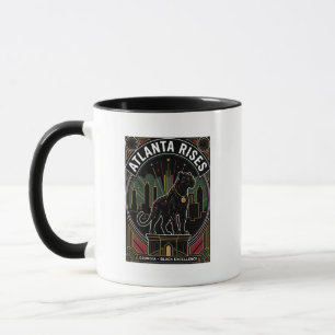 Mug Art Atlanta se lève Black Panther Excellence Noire