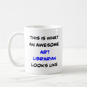 Mug art bibliothécaire, génial