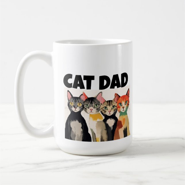 MUG ART CHAUSSURES CAT DAD (Gauche)