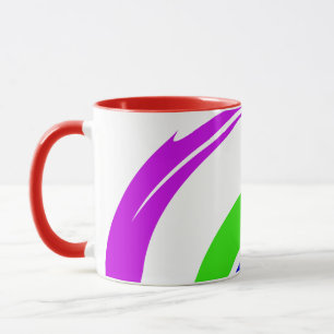 Mug Art coloré moderne inspiré et élégant