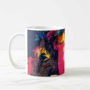 Mug Art contemporain africain Eléphant Pop Art contemp