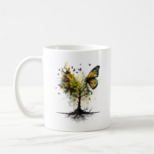 Mug Art créatif animal papillon