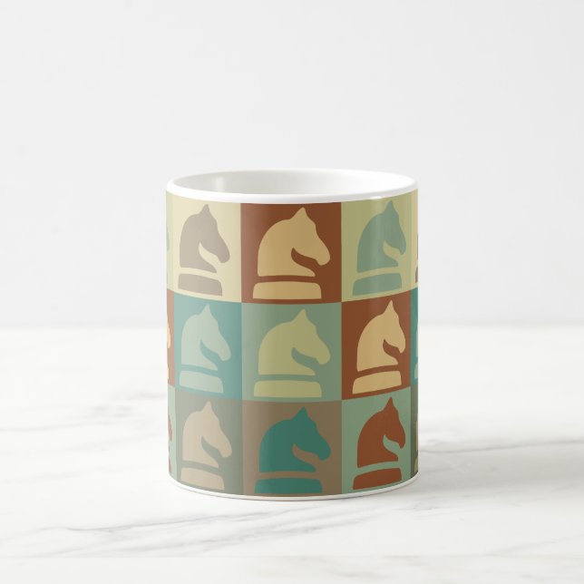 Mug Art de bruit d'échecs (Centre)