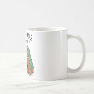 Mug Art de cabane de vacances de Noël extraterrestre d