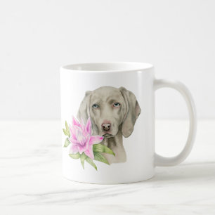 Mug Art de chien de Weimaraner