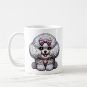 Mug Art de chien duveteux adorable