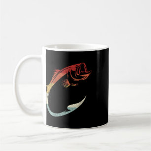 Mug Art de crochet de pêche minimal cool pour les amat