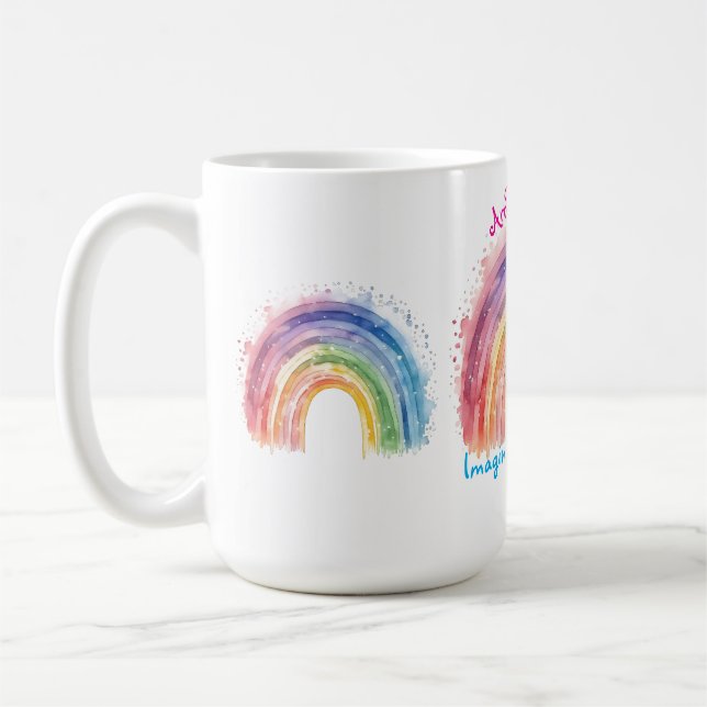 Mug Art De Debi, Rainbow (Gauche)