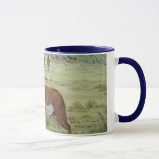 Mug Art de faune d'antilope de Sandhills Pronghorn