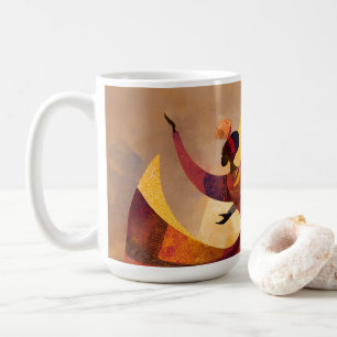 Mug Art de la danse de couple africain