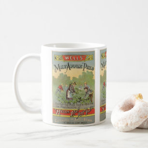 Mug Art de l'étiquette de produit vintage, pilules de 
