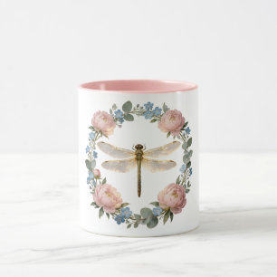 Mug Art de libellule à lueur éthérée