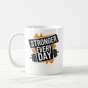 Mug Art de motivation pour la progression de la forme 