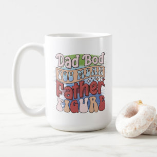 Mug Art de mots Funny retro Papa corps