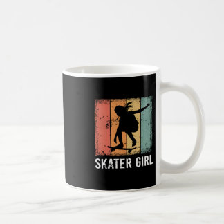 Mug Art de skateuse cool Femmes Filles Skateboarding S
