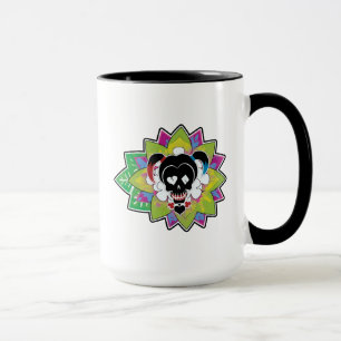 Mug Art de tatouage de crâne du peloton   Harley Quin