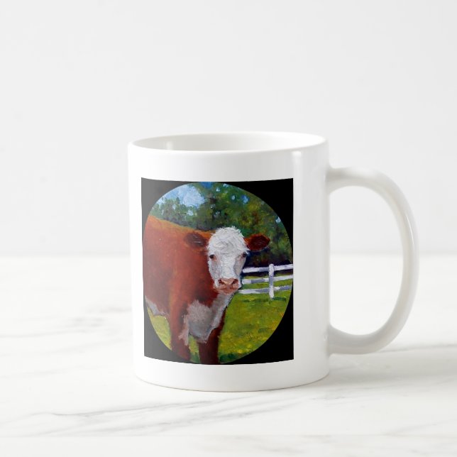 MUG ART DE VACHE À GÉNISSE DE HEREFORD (Droite)