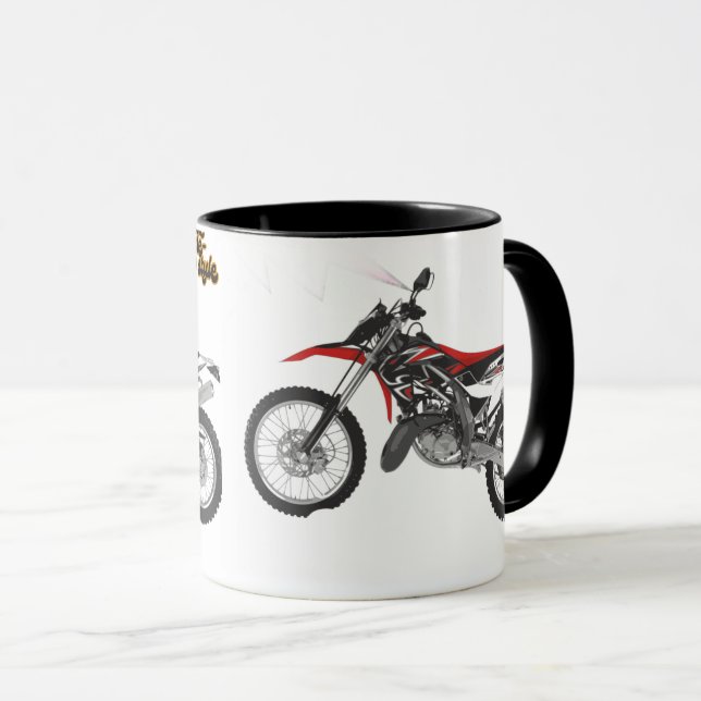 Mug Art de vélo de course (Devant droit)
