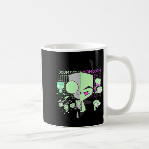 Mug Art de visage divisé techno grille de doom Gir Inv