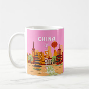 Mug Art de voyage à Shanghai en Chine