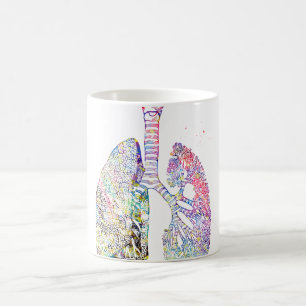 Mug Art des poumons