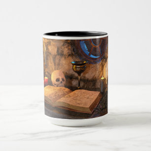 Mug Art d'étude à la bougie de l'académie sombre gothi