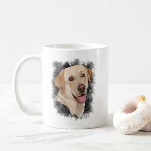 Mug Art du Labrador Abstrait