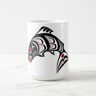 Mug Art du nord-ouest de Haida de Côte Pacifique