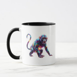 Mug Art du singe de cristal