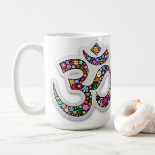 Mug Art du symbole floral Namaste