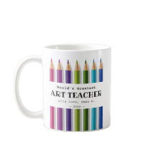 Art enseignant idée cadeau personnalisé