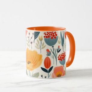 Mug Art Fleur Coloré